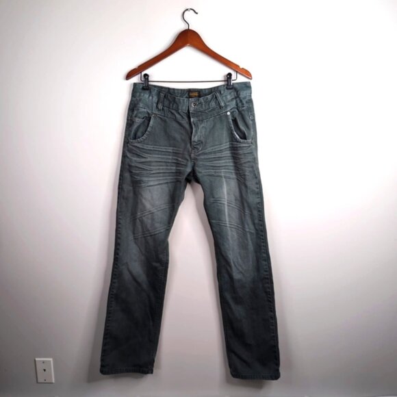 G-Star Originals Raw Y2K 2000s Vintage Hip Hop Street Urban Straight Jeans 34x34 - Picture 1 of 10